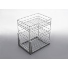 Kosz Cargo mini trzypoziomowe 15 dolne chrom