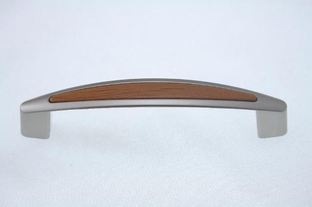 Uchwyt meblowy UF1906, 128mm, satyna - wiśnia, gamet