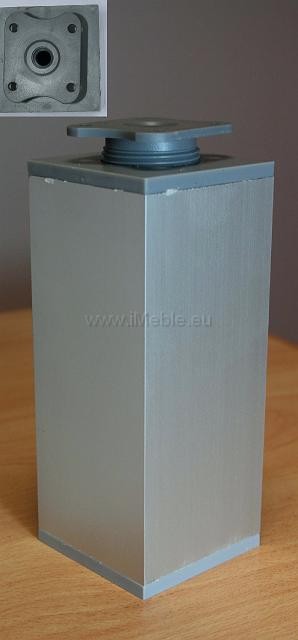 Nóżka aluminiowa H-15 g-6 kwadrat