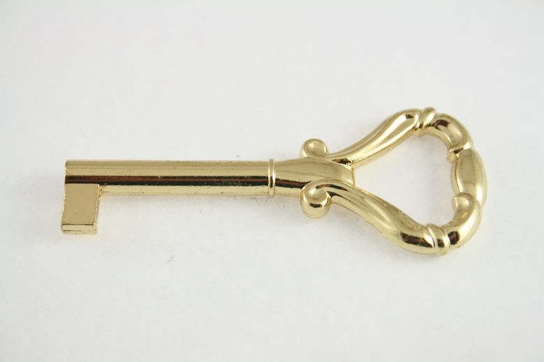 klucz E-241 stare złoto