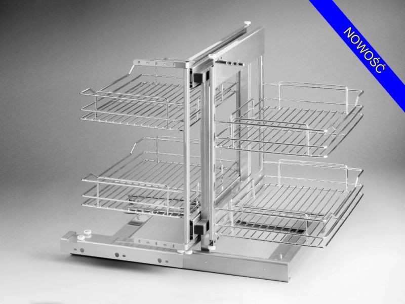 Kosz MAGIC KOMFORT Corner 800/900 (Prawy/Lewy) uniwersalny MD chrom