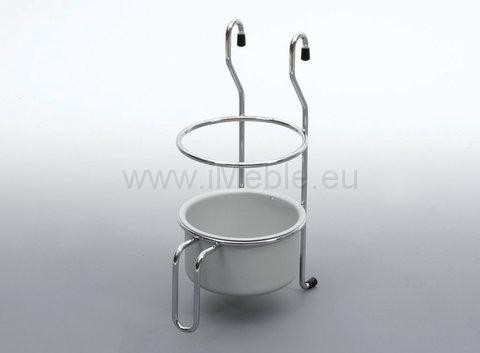 Koszyk na sztućce duzy chrom - aluminium