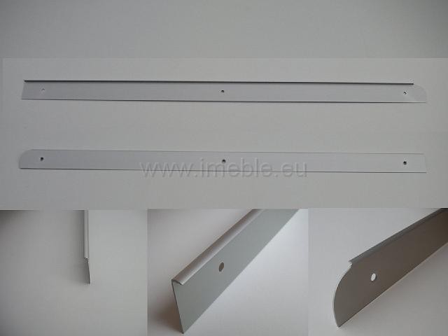 Listwa zakończenia blatu - metal aluminium PRAWA