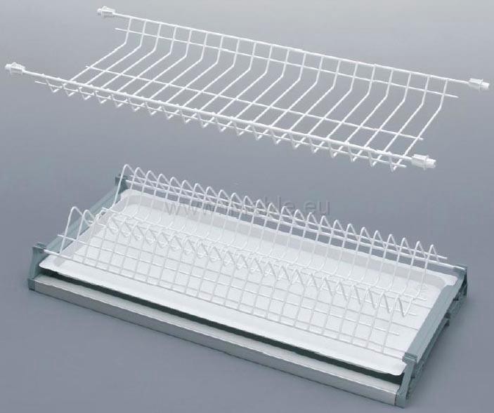 Ociekarka Variant 1 80 biała z podstawa aluminiową