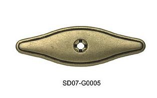 szyld  U-34-G4 (SD0705) stare złoto do uchwytu meblowego