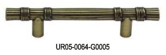 uchwyt meblowy UR05/64mm stare złoto