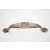 Uchwyt meblowy porcelanowy UP19-11-MLK-1 porcelana + stare srebro, rozstaw 96mm, Gamet