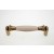 Uchwyt meblowy porcelanowy UP20AB-MLK-0 porcelana + stare złoto, rozstaw 96mm, Gamet